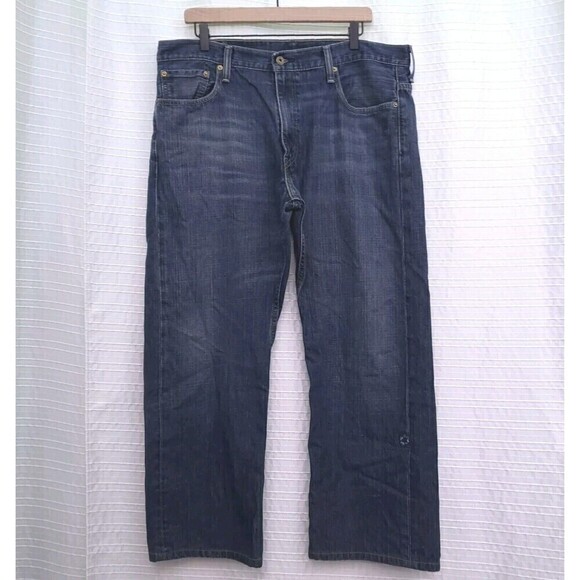Levi's 569 Loose Straight Fit Jeans Med Wash Men's 36x30 (see actual) - Picture 1 of 16